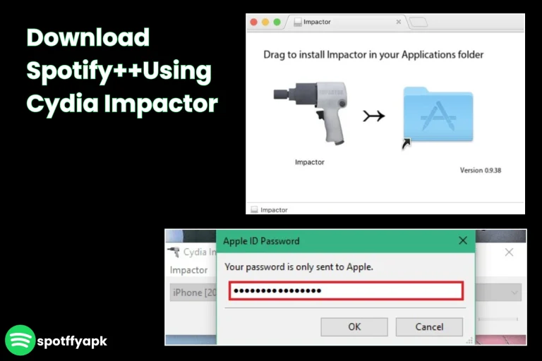 download spotify Using Cydia Impactor