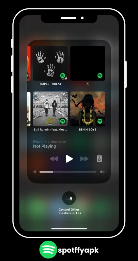 spotify for iPhone screenshot