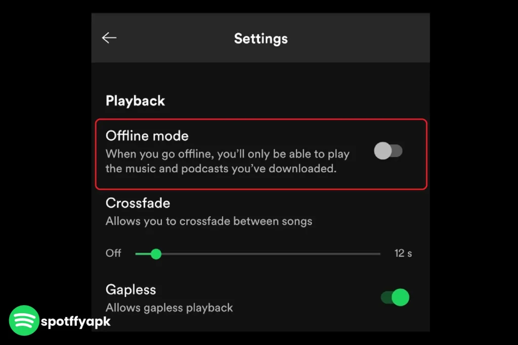 spotify offline