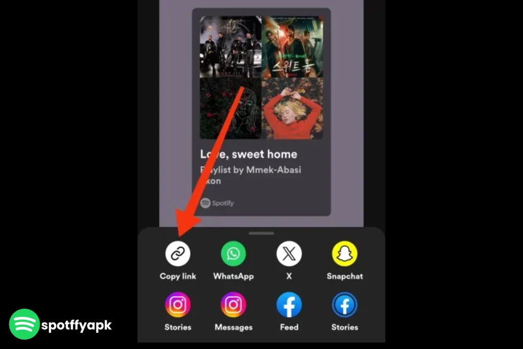 Social Music Sharing in spotify