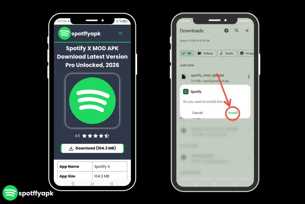 How to Download Spotify X APK?
