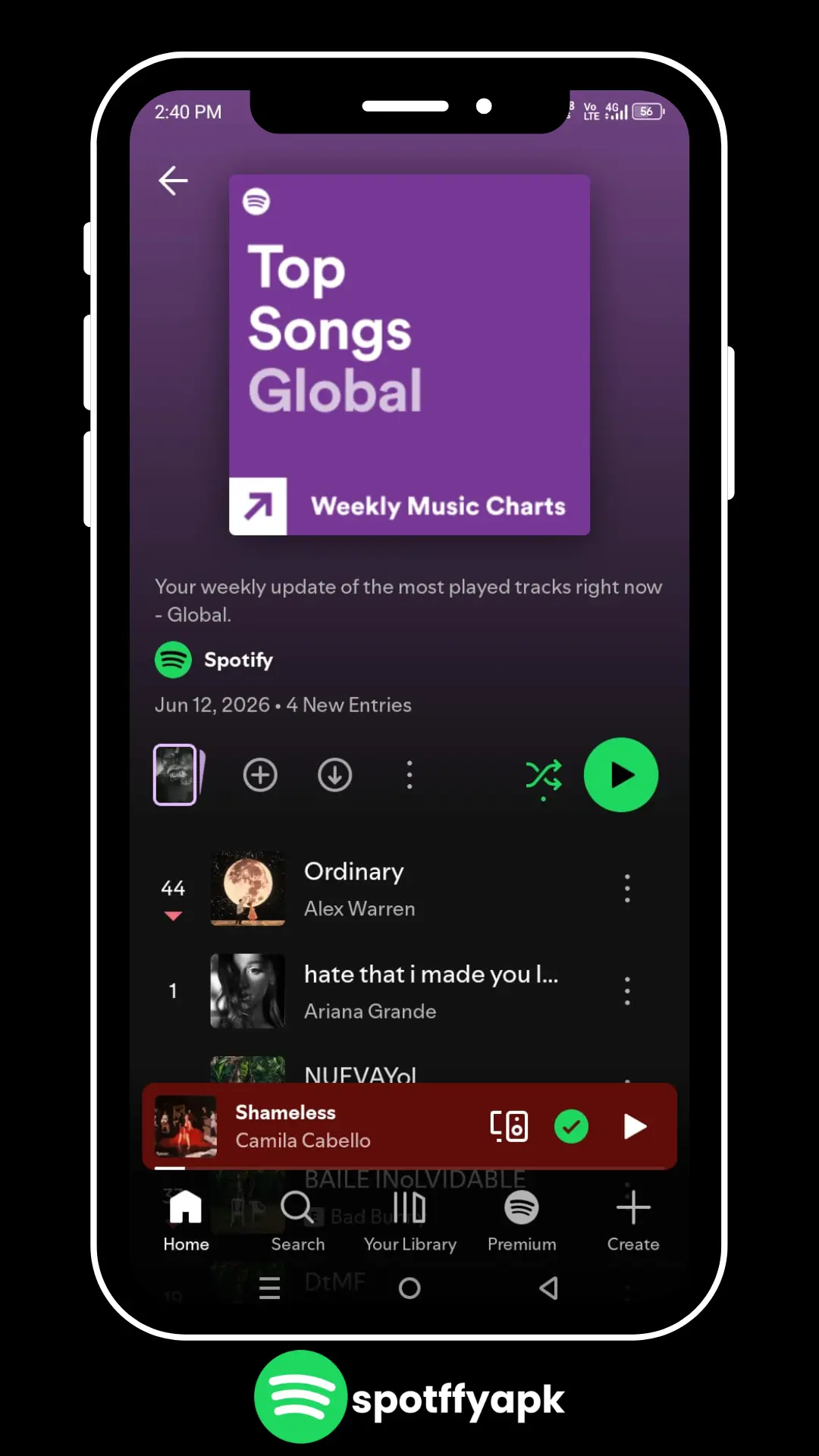 spotify x mod apk