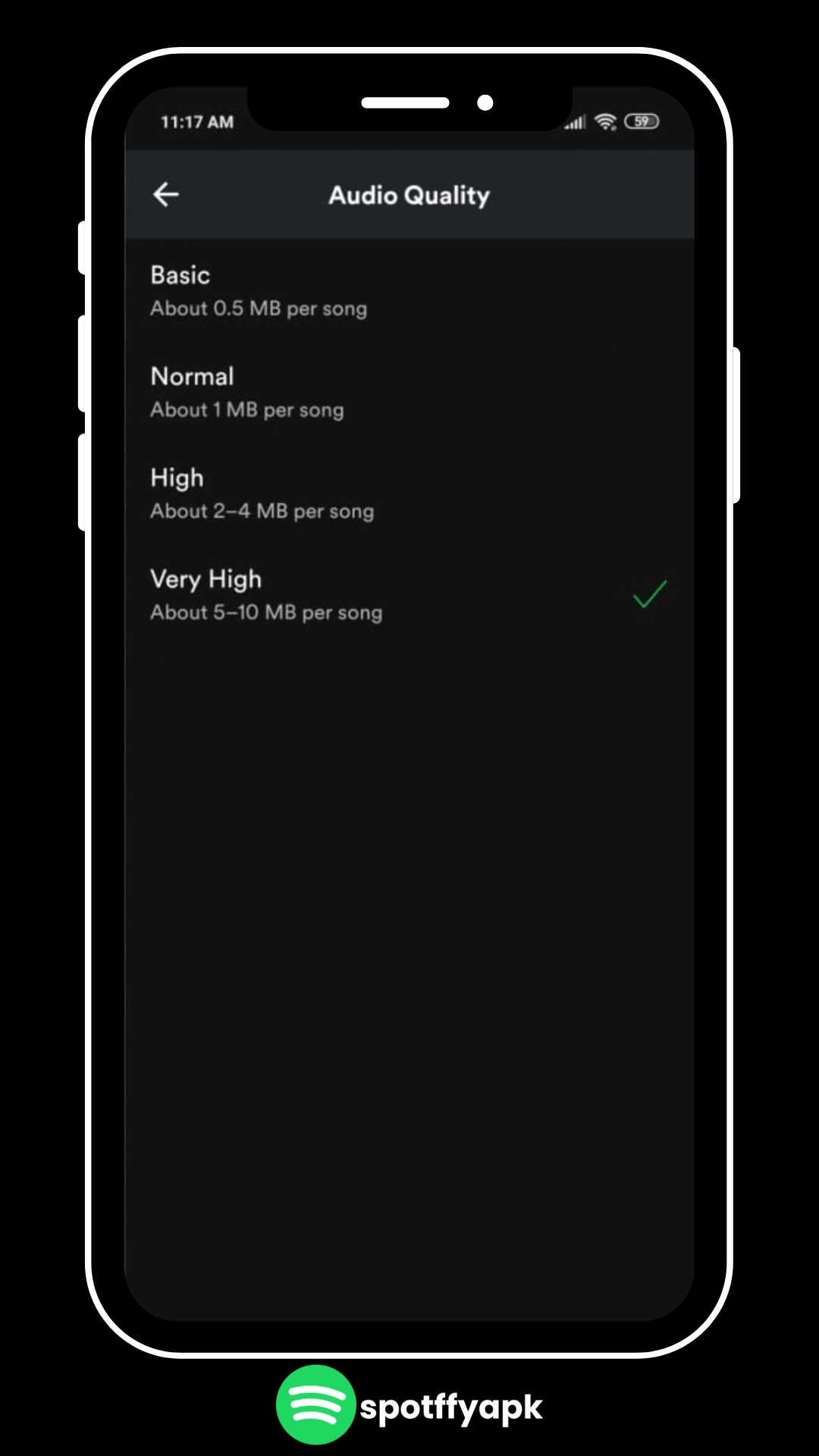 spotify lite apk mod