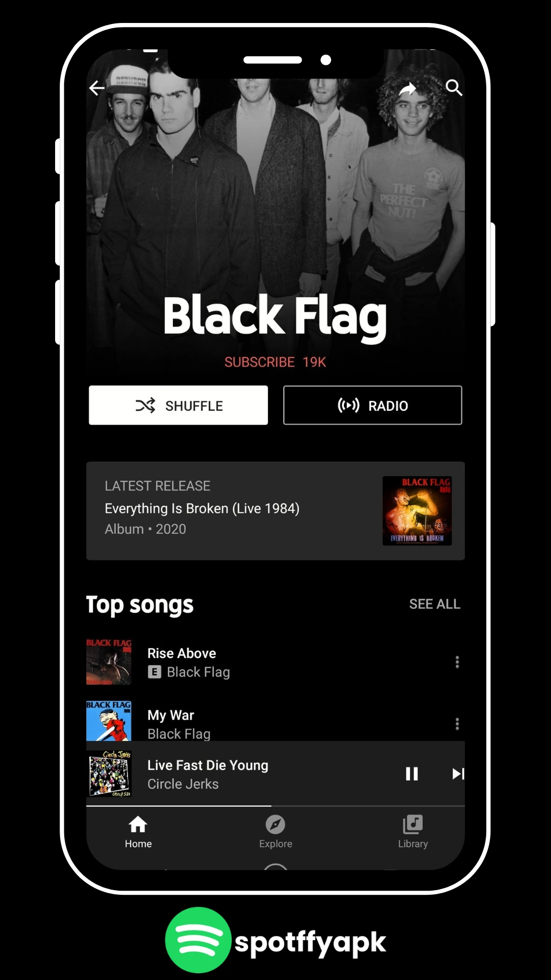 vanced in spotify